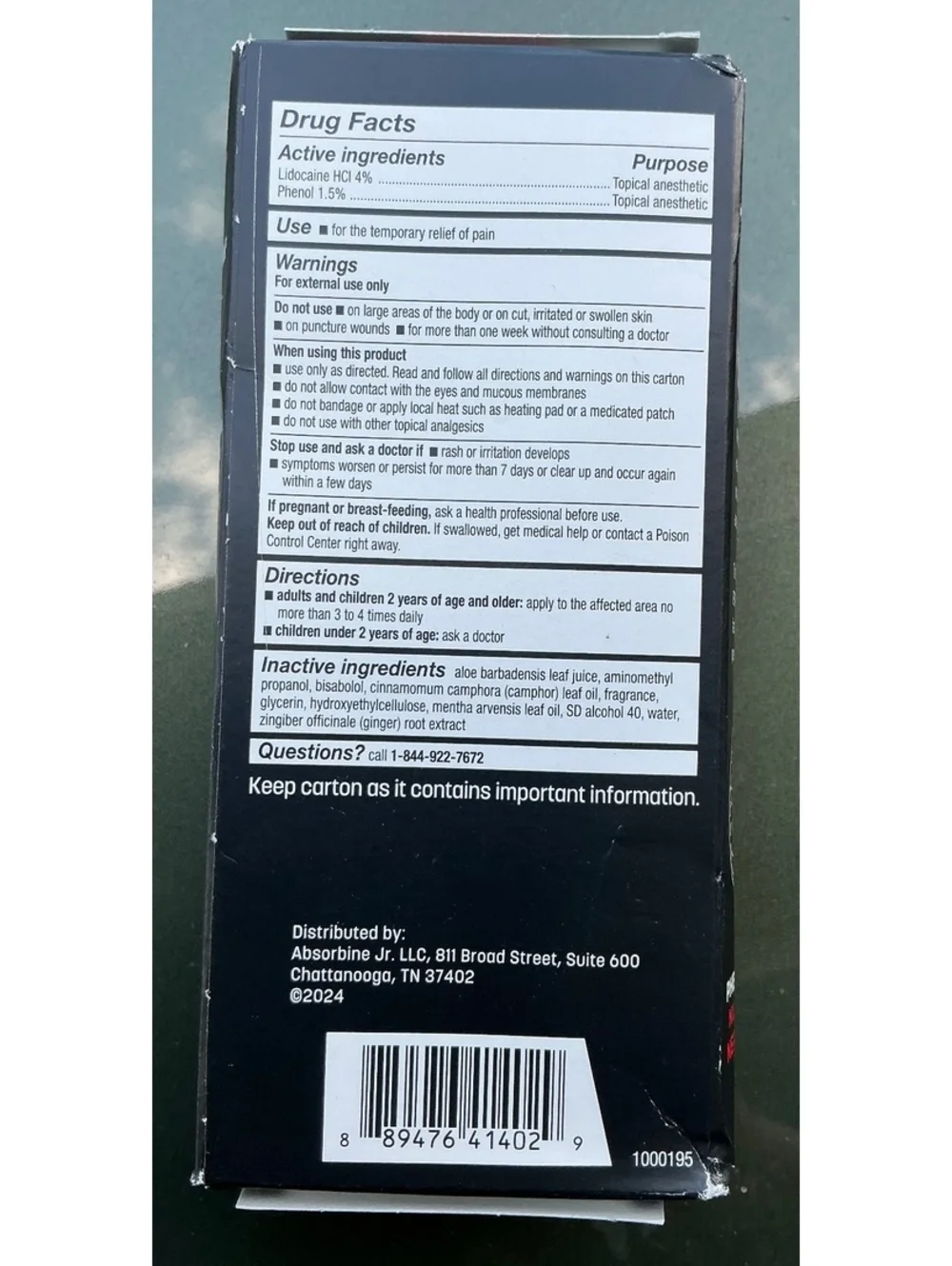2 pack of Pro pain relief roller
